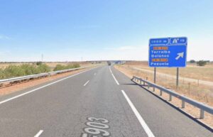 Imagen de la A-43 a su paso por Torralba de Calatrava.