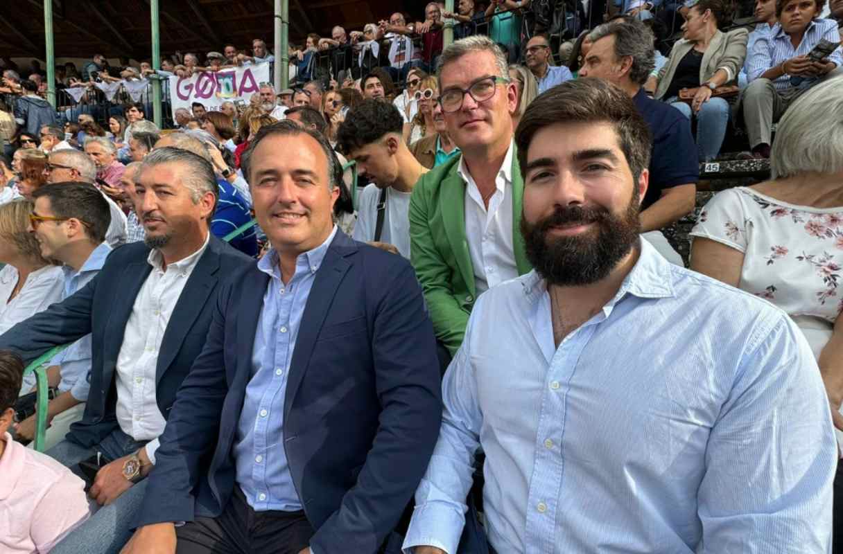 En primer plano, Manuel Mariscal y David Moreno.