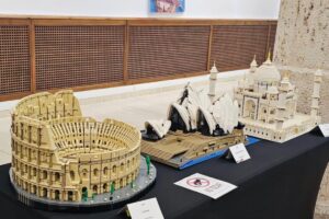 Imagen de varias de las piezas que se pueden ver en esta exposición. Foto: Ayuntamiento de La Roda