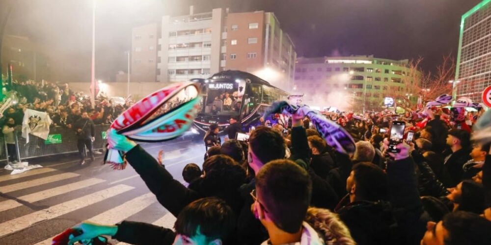 Aficionados antes del partido de Copa del Rey Albacete Balompié-Real Madrid. Foto: Albacete BP