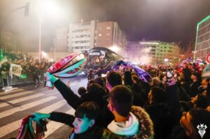 Aficionados antes del partido de Copa del Rey Albacete Balompié-Real Madrid. Foto: Albacete BP