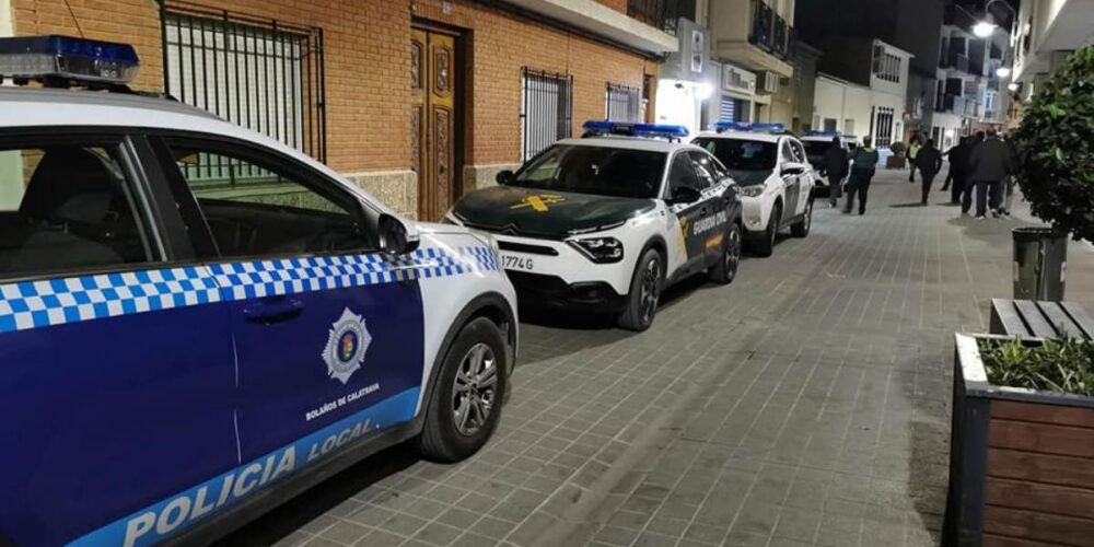 Imagen de la noche del 31 de julio de 2022 en el lugar en el que se produjeron los hechos