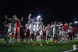 El Albacete firmó un partido de ensueño. Foto: Albacete Balompié.