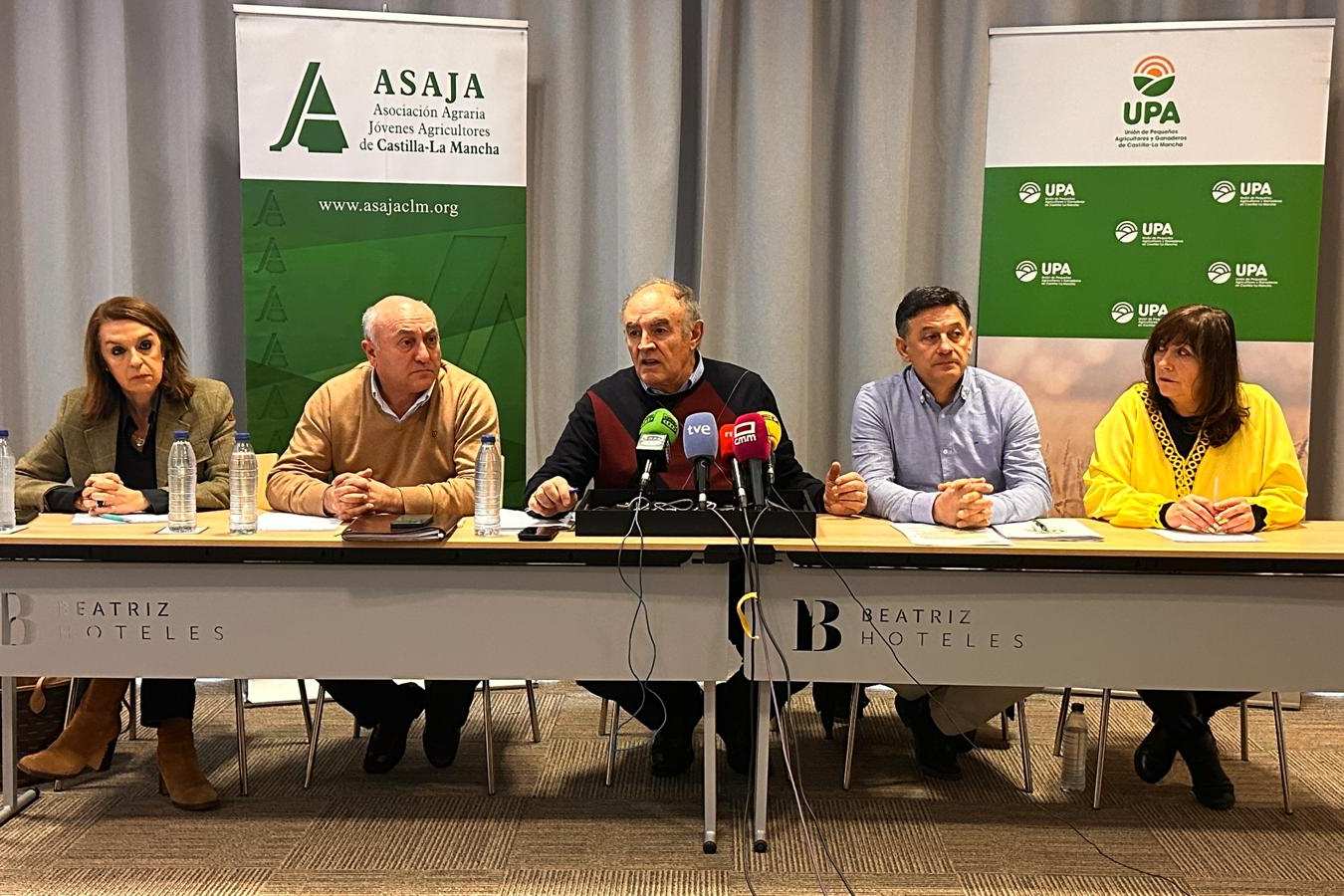 Rueda de prensa ASAJA-UPA