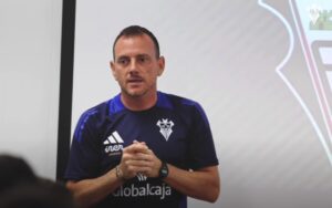 Alberto González, entrenador del Albacete.