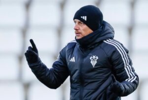 Alberto González, entrenador del Albacete Balompié. Imagen del club manchego