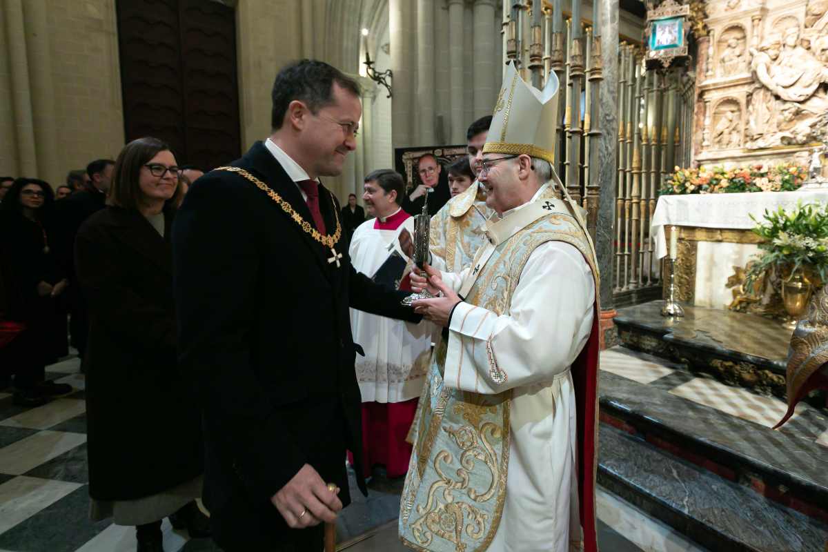 El alcalde de Toledo y Francisco Cerro.