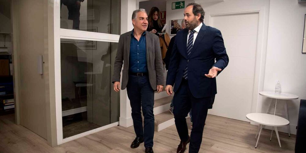 Bendodo y Paco Núñez, en una foto de archivo. Foto: Rebeca Arango.