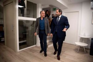 Bendodo y Paco Núñez, en una foto de archivo. Foto: Rebeca Arango.