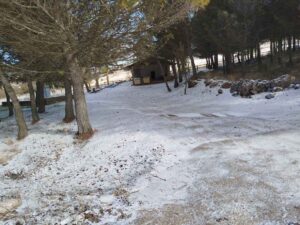 Nieve en Villalba del Rey (Cuenca). Foto: David Romero/ENCLM