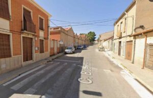 Calle Buen Suceso, en Almansa.