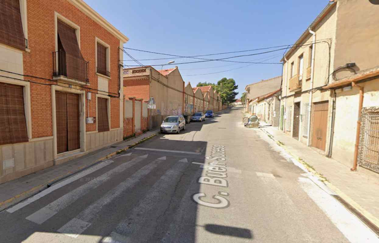 Calle Buen Suceso, en Almansa.
