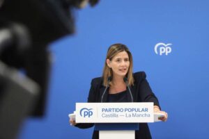 La secretaria general del PP de Castilla-La Mancha, Carolina Agudo.