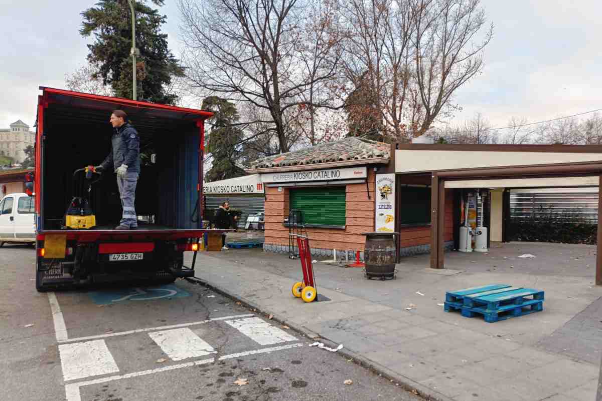 El kiosco Catalino ha cerrado temporalmente por las obras de la Vega.