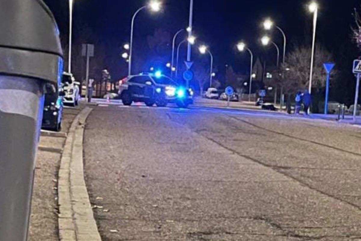 Intervención policial de este lunes en Santa Maria de Benquerencia, en Toledo