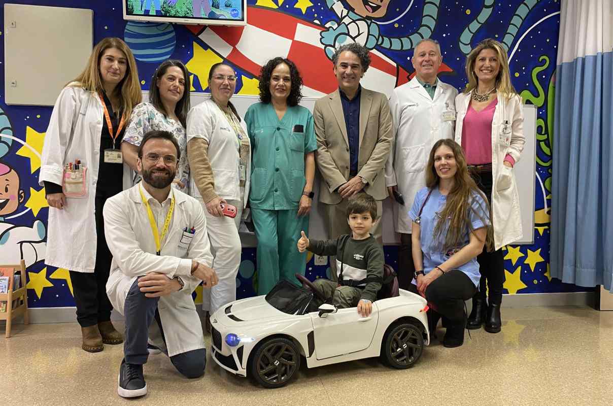 A bordo de este cochecillo los niños sentirán menos estrés.