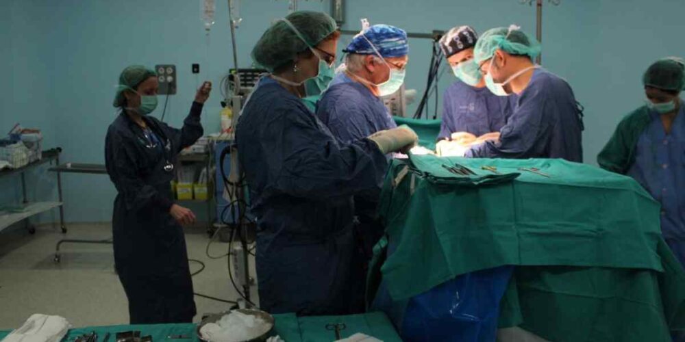 Imagen de archivo de un trasplante en un hospital de Castilla-La Mancha.