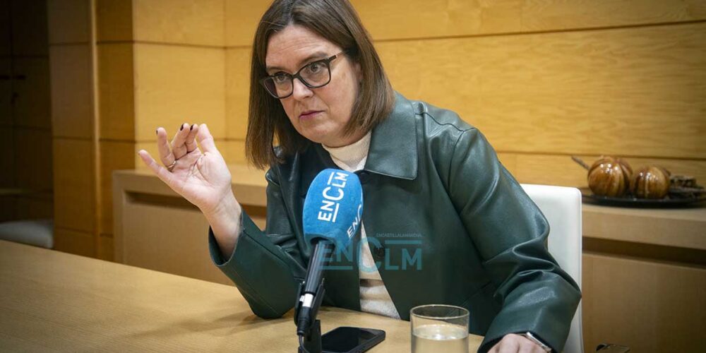 Esther Padilla, consejera Portavoz del Gobierno de Castilla-la Mancha. Foto: Rebeca Arango.