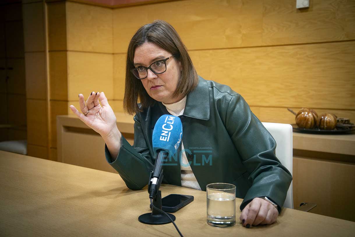 Esther Padilla, consejera Portavoz del Gobierno de Castilla-la Mancha. Foto: Rebeca Arango.