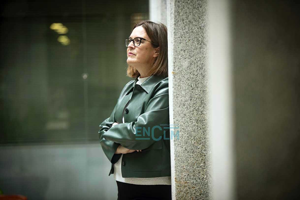 Esther Padilla, consejera Portavoz del Gobierno de Castilla-la Mancha. Foto: Rebeca Arango.