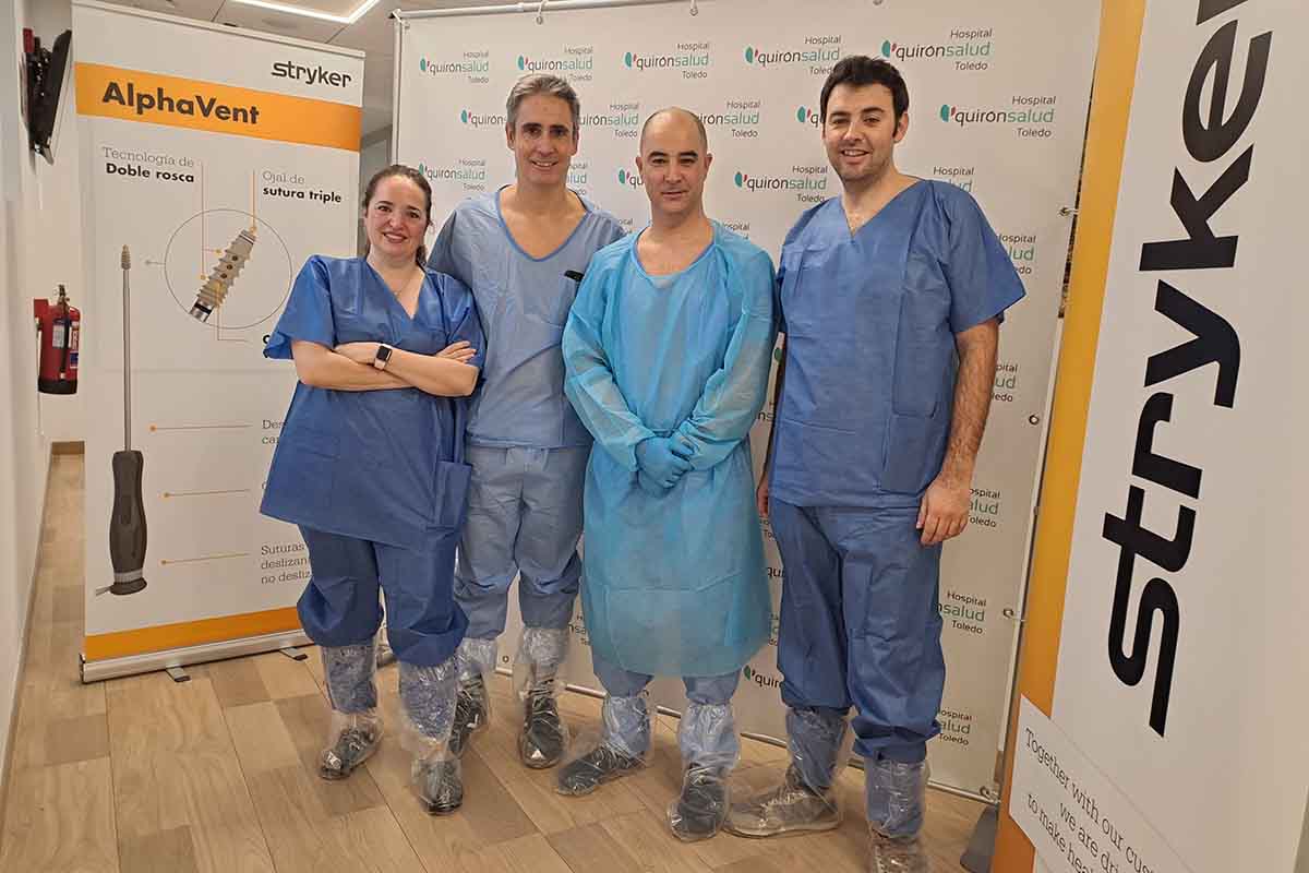 Equipo docente del curso avanzado del Hospital Quirónsalud de Toledo