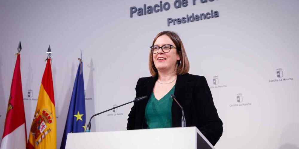 La consejera portavoz del Gobierno de Castilla-La Mancha, Esther Padilla.
