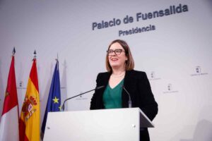 La consejera portavoz del Gobierno de Castilla-La Mancha, Esther Padilla.