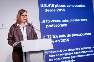 La consejera portavoz del Gobierno de Castilla-La Mancha, Esther Padilla.
