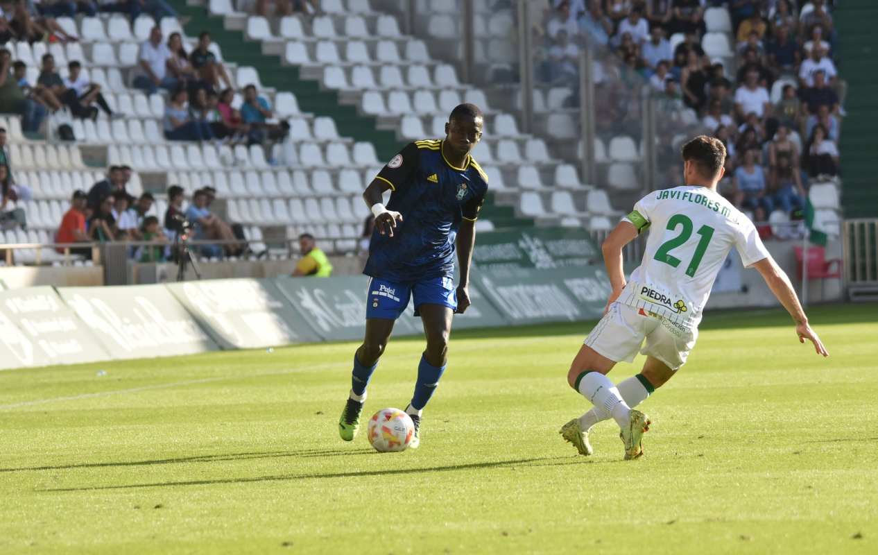 Souleymane Faye, cuando jugaba en el Talavera. Foto: CF Talavera.