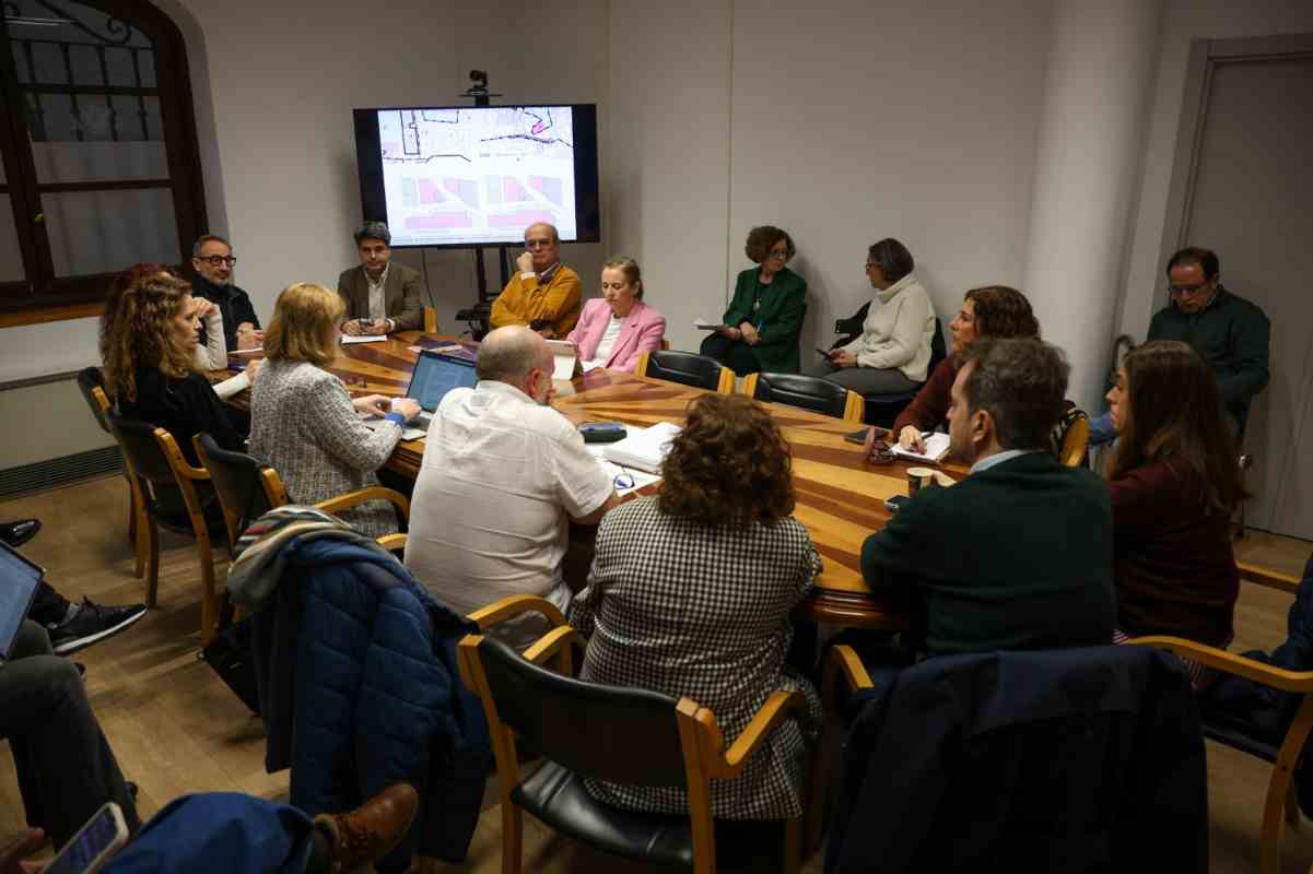 Comisión de Urbanismo en el Ayuntamiento de Toledo.