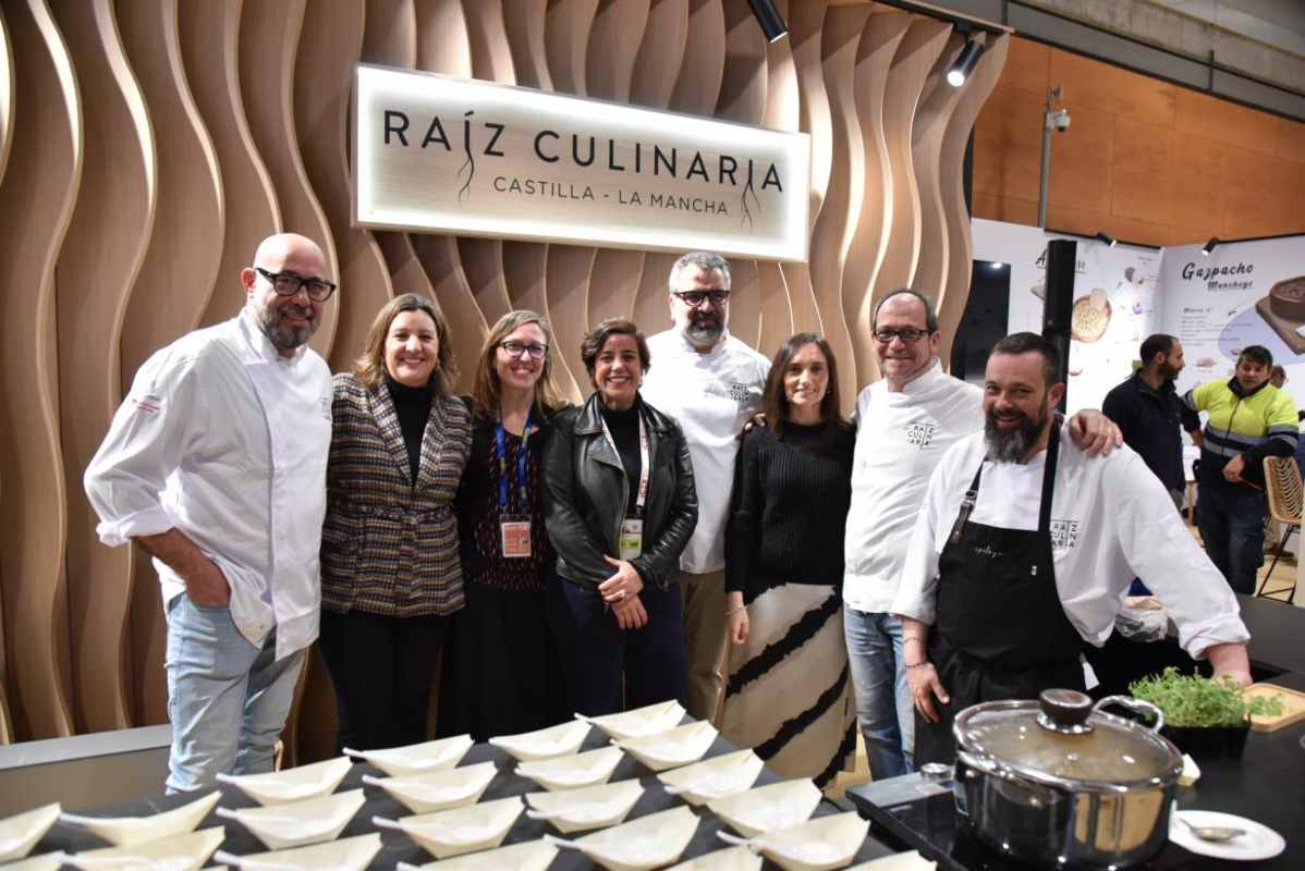 Patricia Franco visitó el estand de Raíz Culinaria en Madrid Fusión.