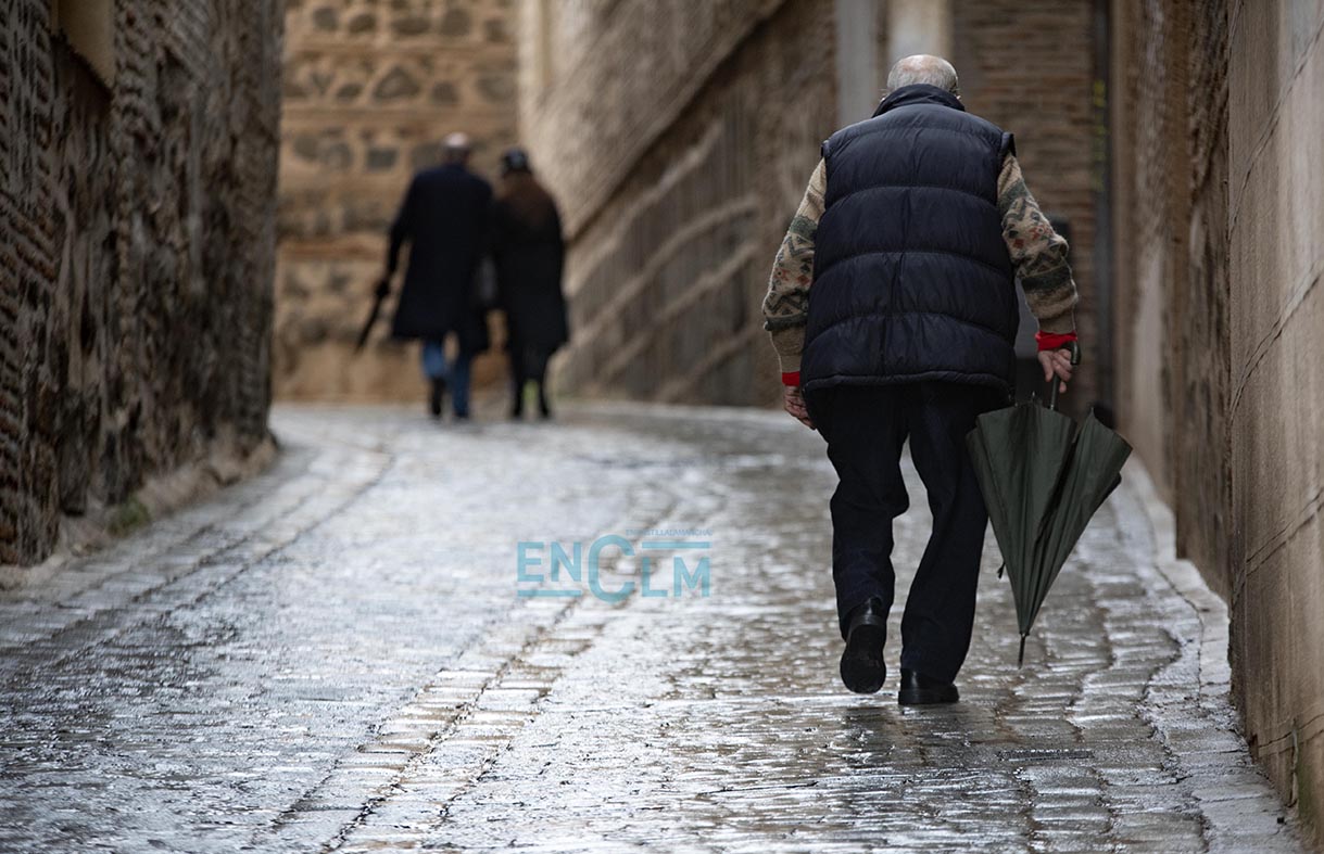 Día de lluvia en Toledo. Foto: Rebeca Arango.