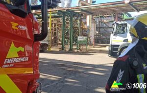 Incendio en la planta de Fertiberia en Puerollano.