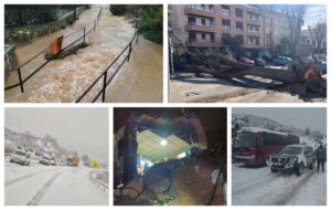 Imágenes de algunas de las incidencias por el temporal en Castilla-La Mancha.