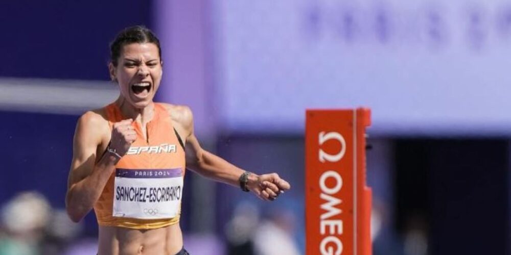 Irene Sánchez-Escribano, en pleno esfuerzo.