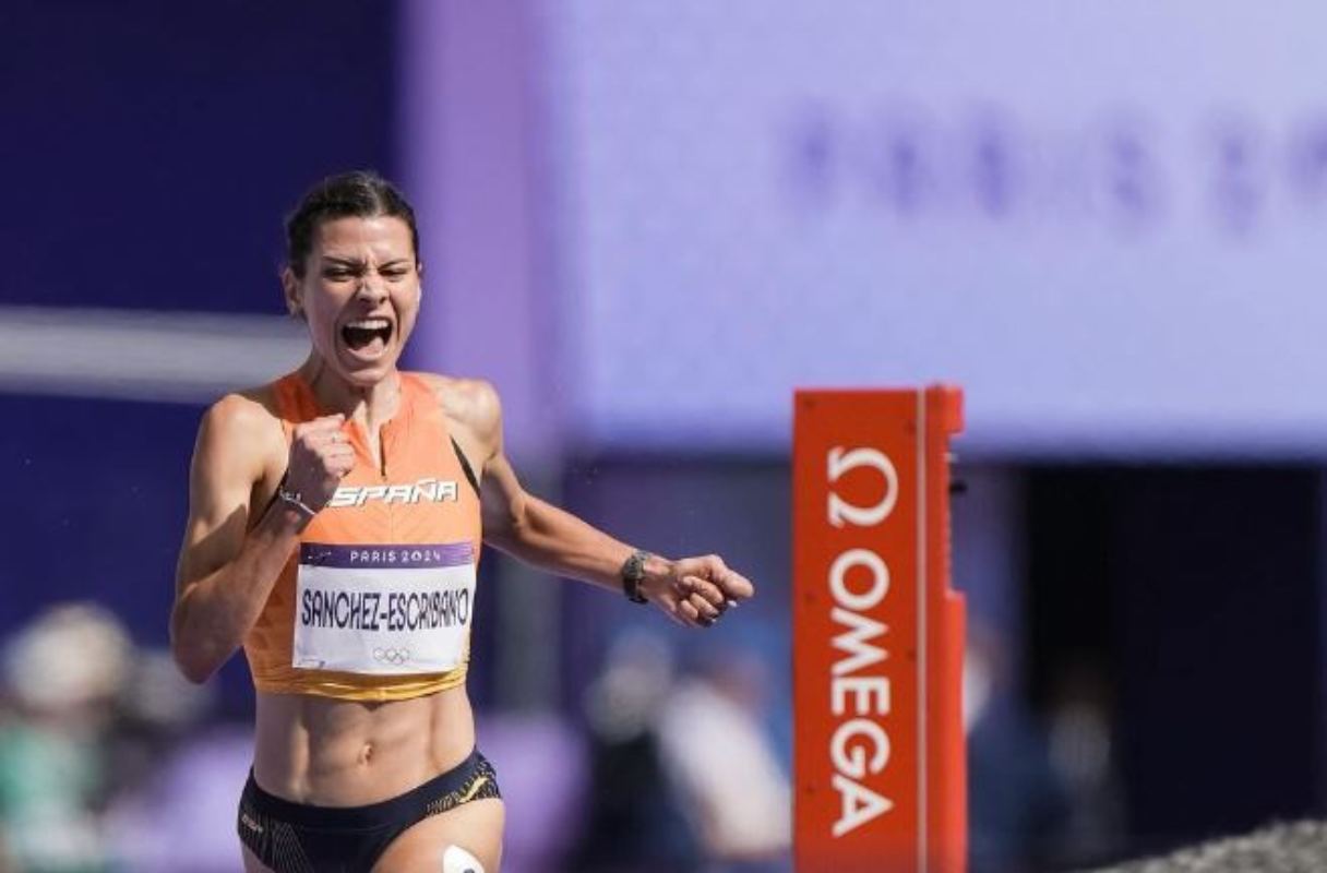 Irene Sánchez-Escribano, en pleno esfuerzo.