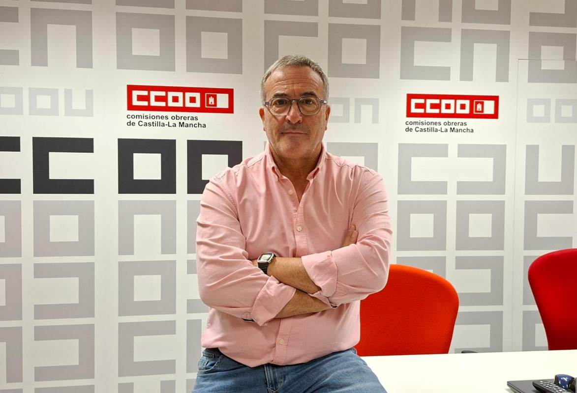 Ángel León, secretario de Acción Sindical CCOO CLM.