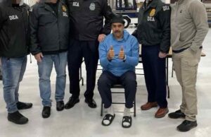 Una de las imágenes que compartió Trump sobre la detención de Maduro.