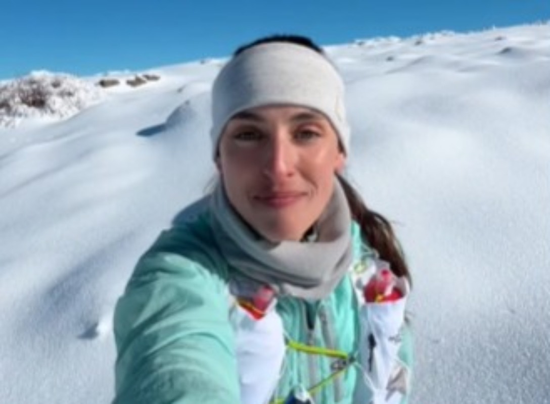 Maigua Ojeda, entrenando ya en el Círculo Polar Ártico.