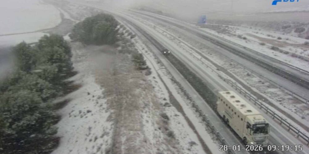 La A-2 a su paso por la provincia de Guadalajara.
