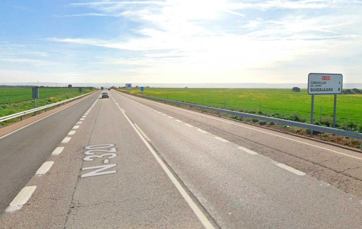 Carretera N-320 Foto: Google Maps