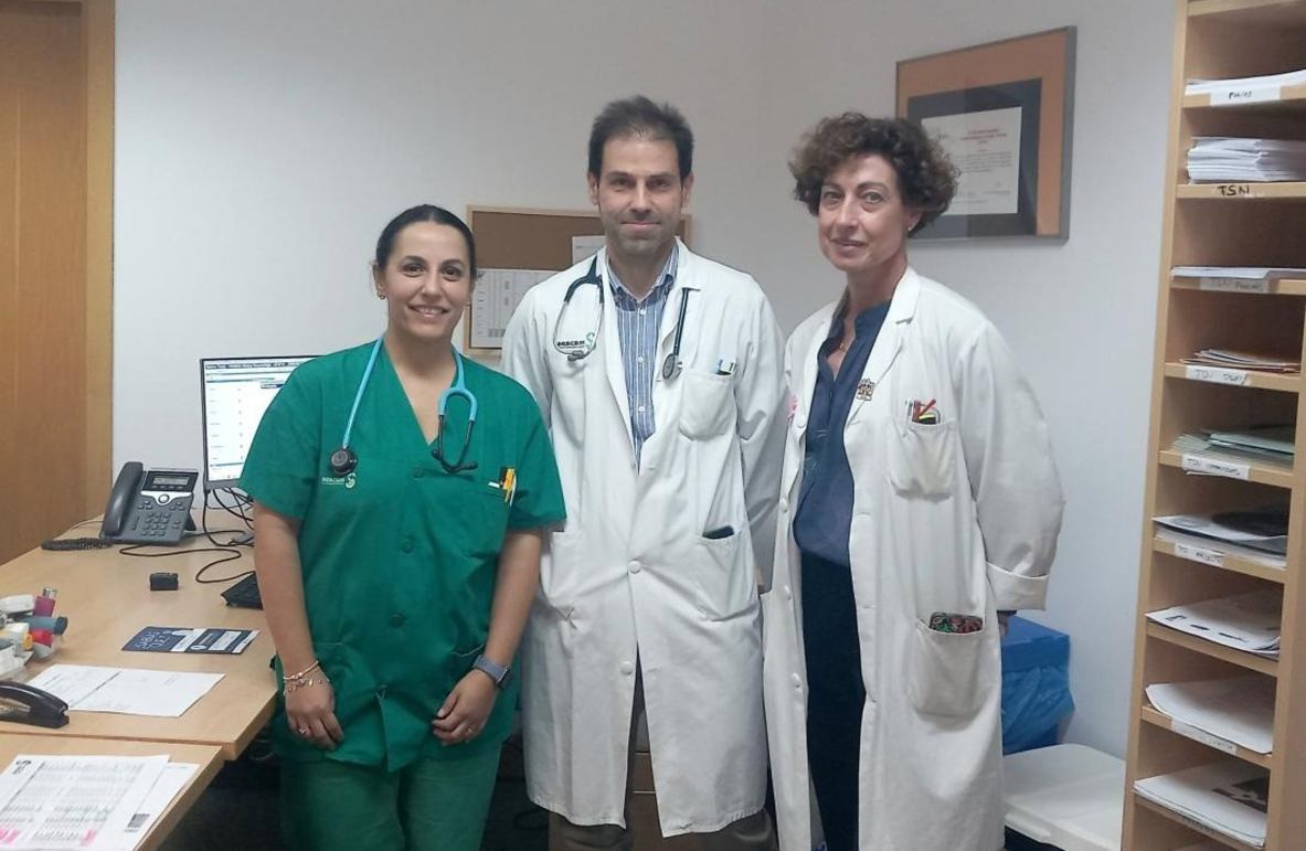 Profesionales de neumología del Hospital de Ciudad Real.