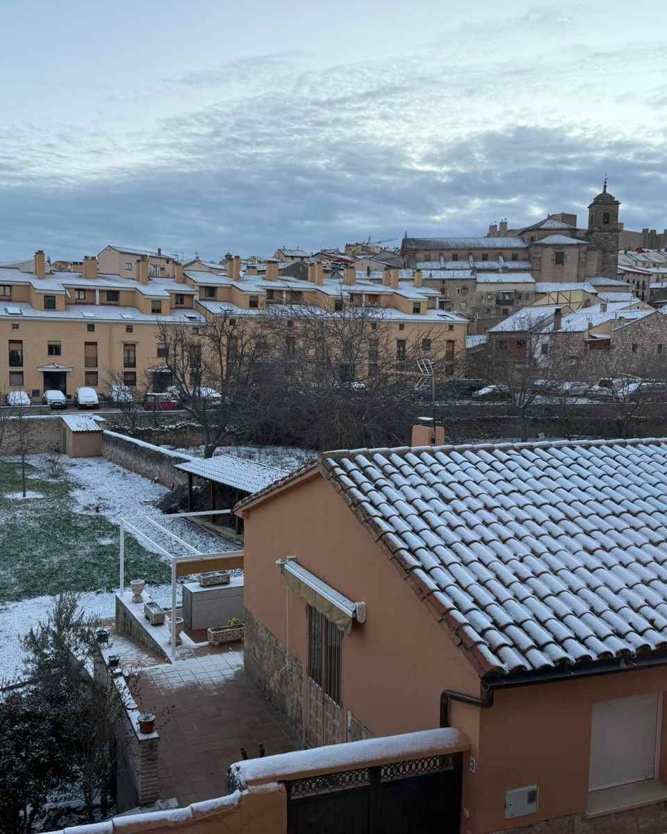 Nieve en Sigüenza