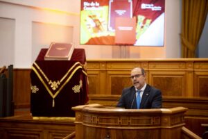 Pablo Bellido, en uno de los actos por el Día de la Constitución.
