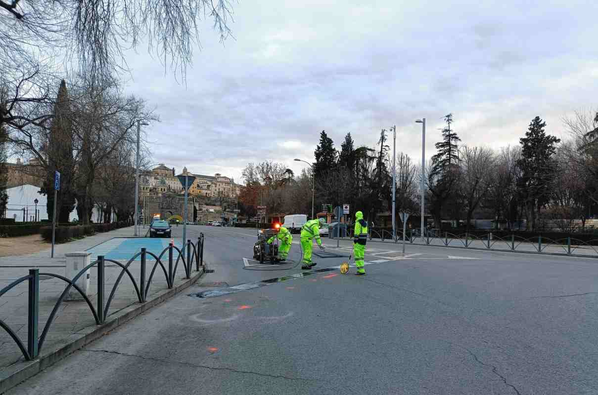 Obras en el parque del Crucero y el Paseo Merchán.