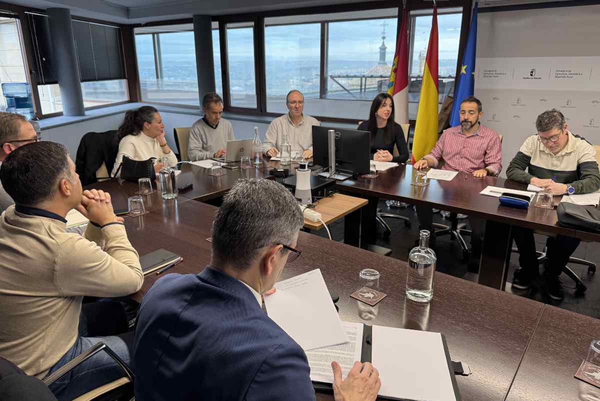 Reunión para ultimar el plan de ganadería extensiva que prepara el Gobierno de Castilla-La Mancha.