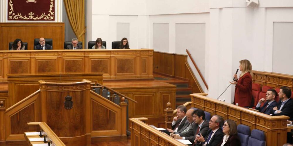 Pleno de las Cortes de Castilla-La Mancha.