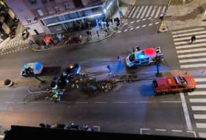 Accidente en la avenida Juan Carlos I, en Talavera.