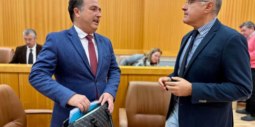 David Moreno (Vox) y Jesús García-Barroso (PP)