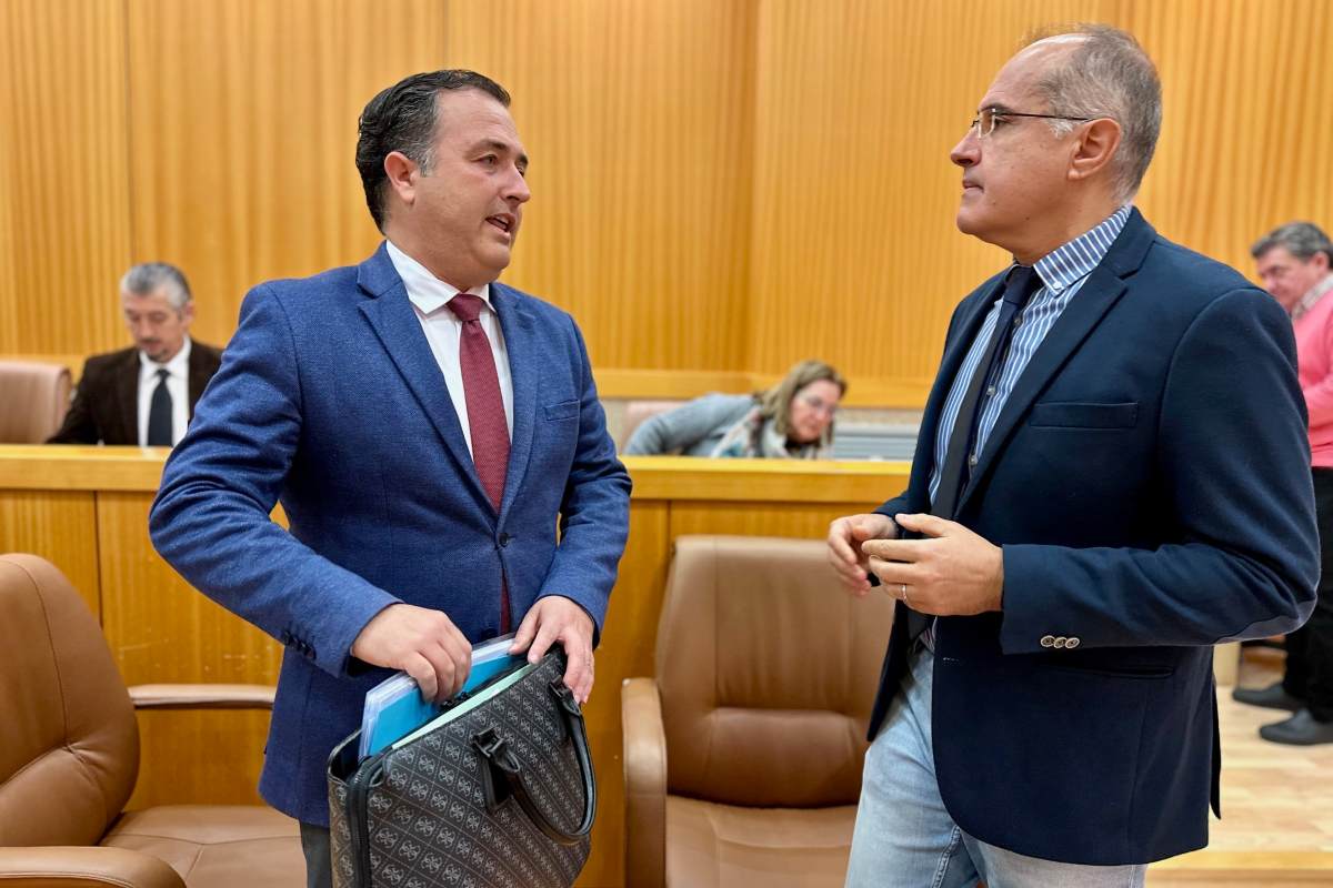 David Moreno (Vox) y Jesús García-Barroso (PP)